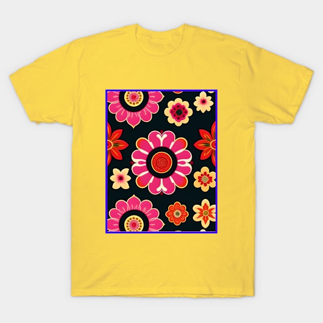 flower design T-Shirt by ITCWALMART